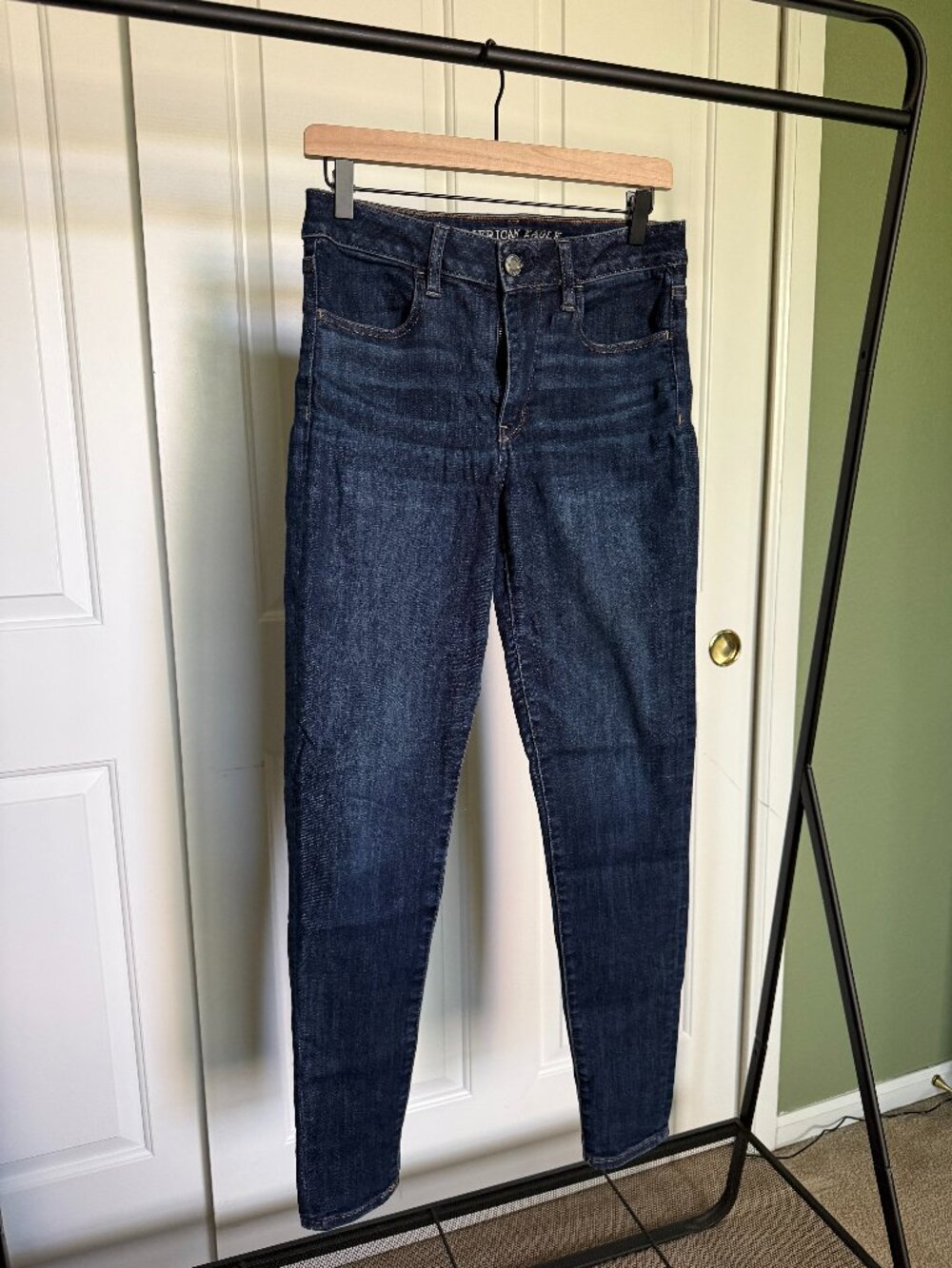 American Eagle Stretch Skinny Jeans Size 6 LONG